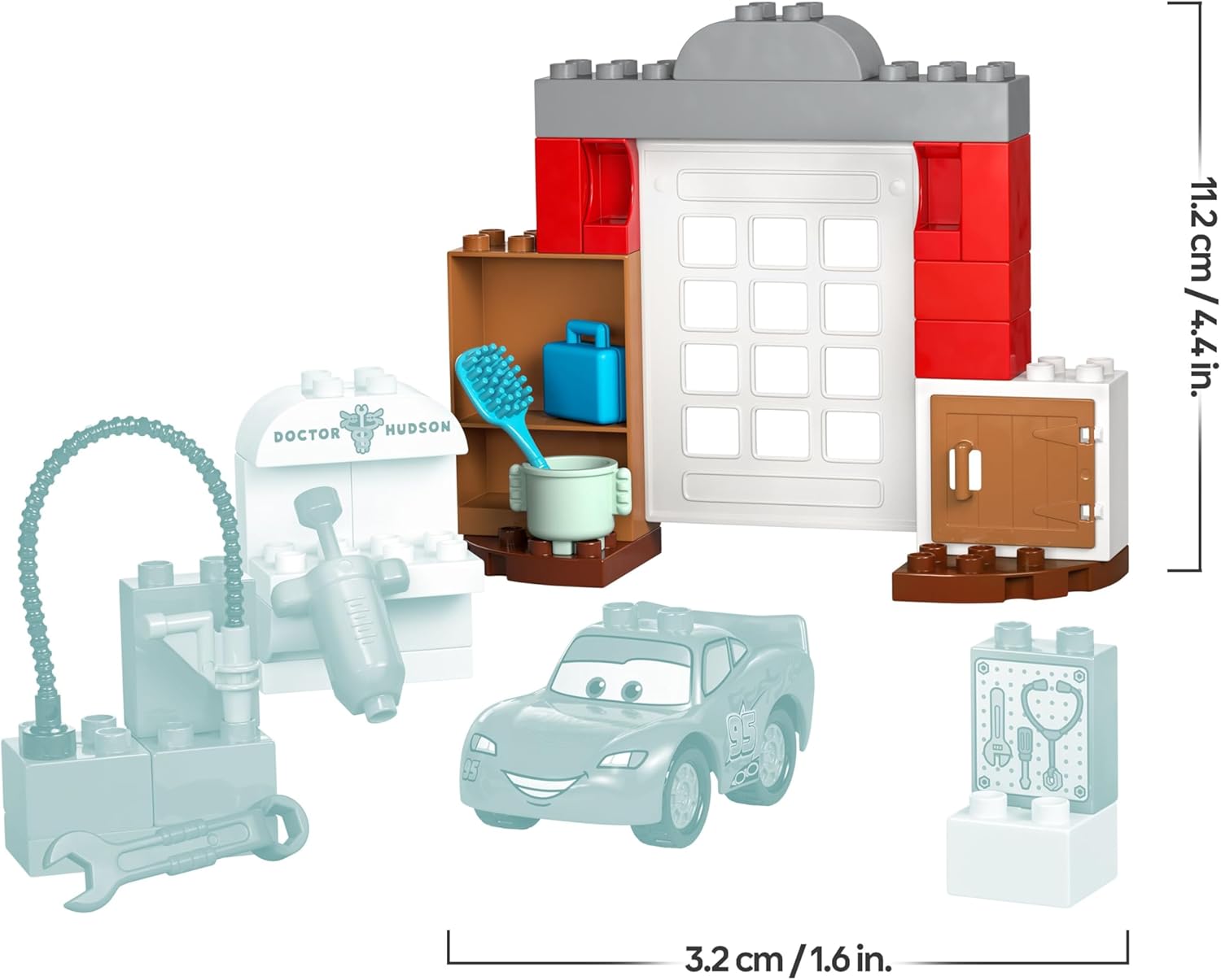 Garage de Doc avec Flash McQueen LEGO DUPLO Disney et Pixar Cars 10456 – Image 7