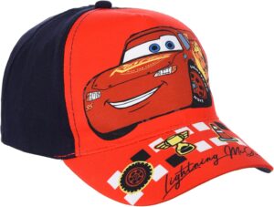 Casquette Cars Disney Pixar bleu marine Lightning McQueen taille 53