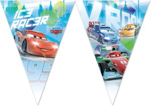 Guirlande à fanions Cars Ice Racers en plastique