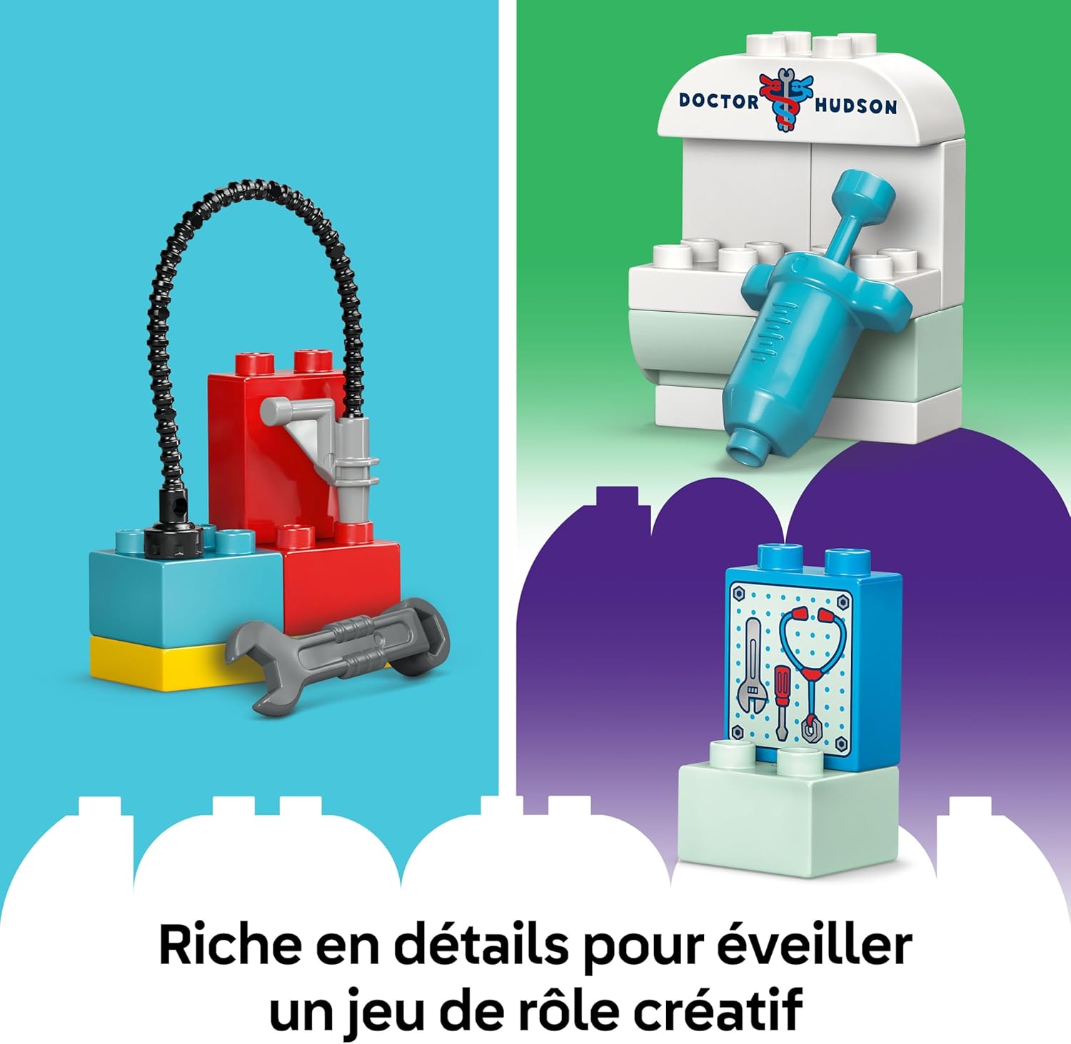 Garage de Doc avec Flash McQueen LEGO DUPLO Disney et Pixar Cars 10456 – Image 5