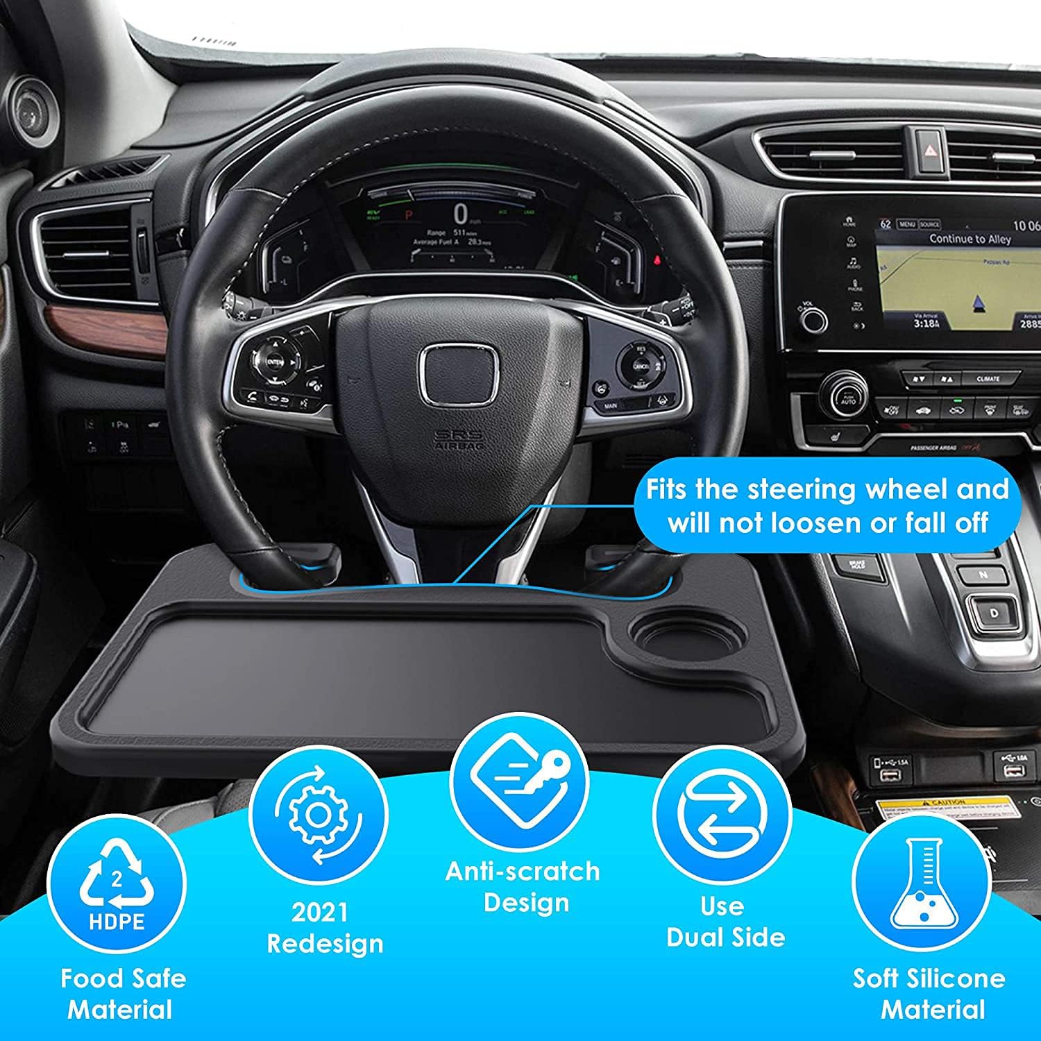 Plateau de volant Cars double face pour repas et ordinateur portable – Image 7