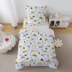 Parure de lit enfant Cars en microfibre douce 135 x 200 cm