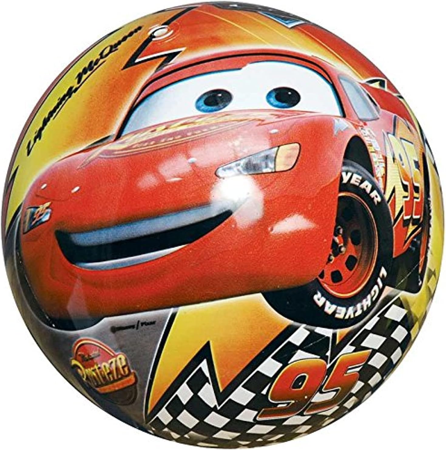 Ballon Cars Mondo 23 cm pour jeu de plein air