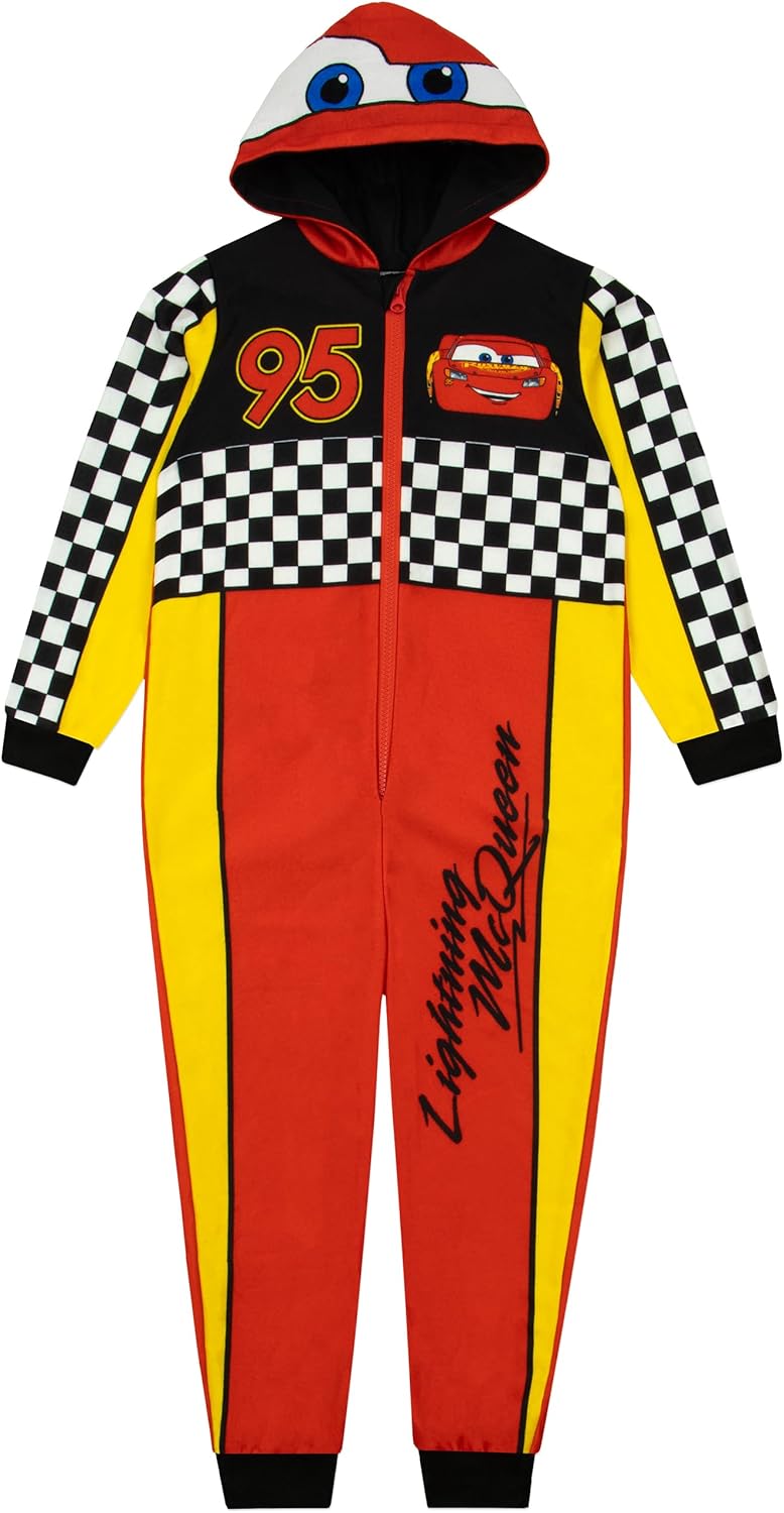 Surpyjama garçon Disney Cars Lightning McQueen à motif damier