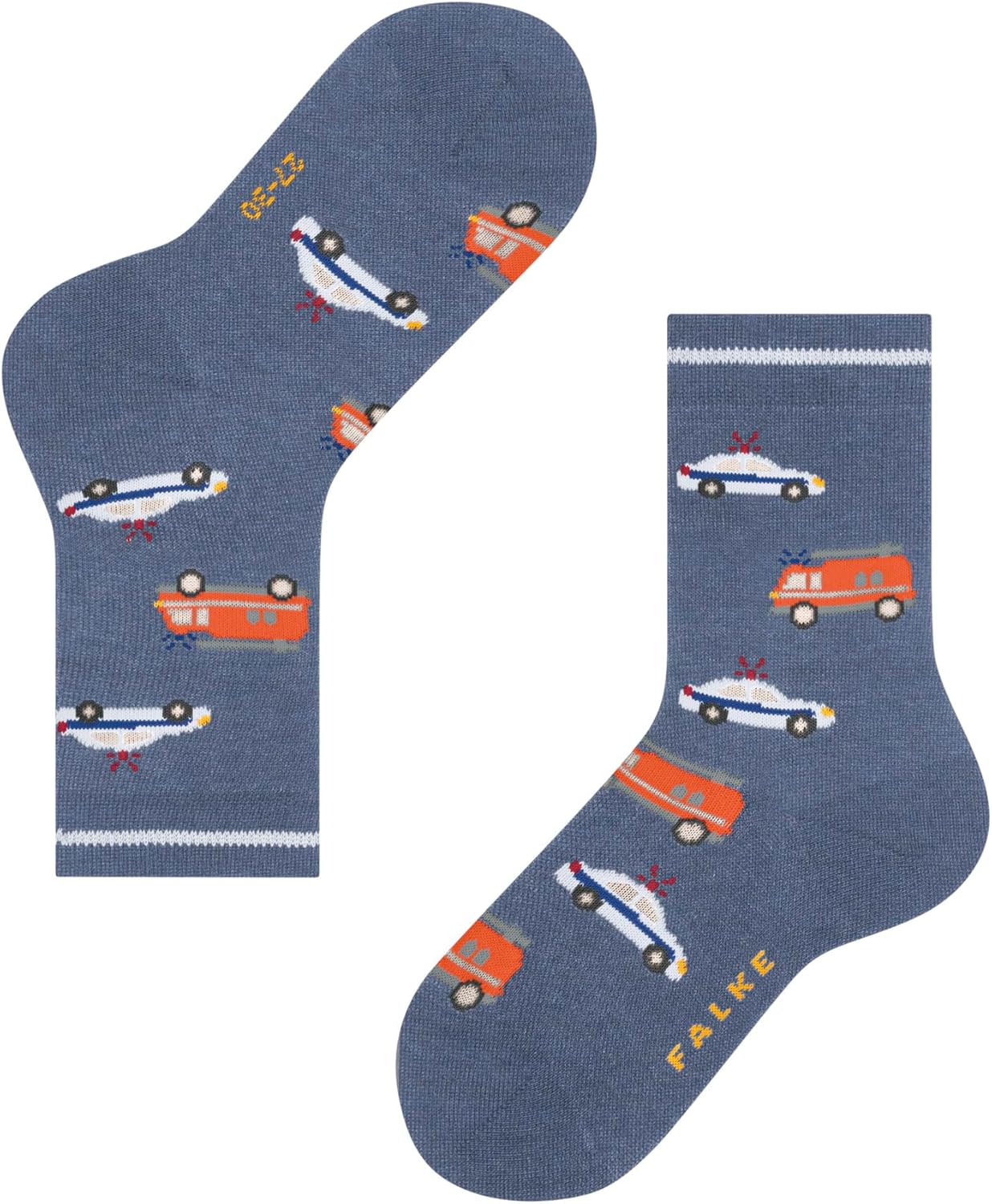 Chaussettes enfant Cars Police and Fire en coton, 1 paire – Image 5