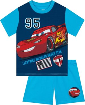 Pyjama d'été Disney Cars Lightning McQueen garçon 95