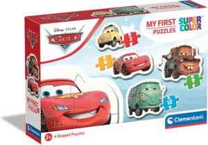 Puzzles évolutifs Disney Cars avec Flash McQueen, 4 formats dès 2 ans