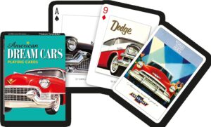 Jeu de 55 cartes Piatnik American Dream Cars