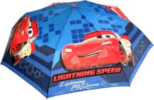 Parapluie pliant manuel Cars Chanos Chanos en polyester Taslon 50 cm bleu