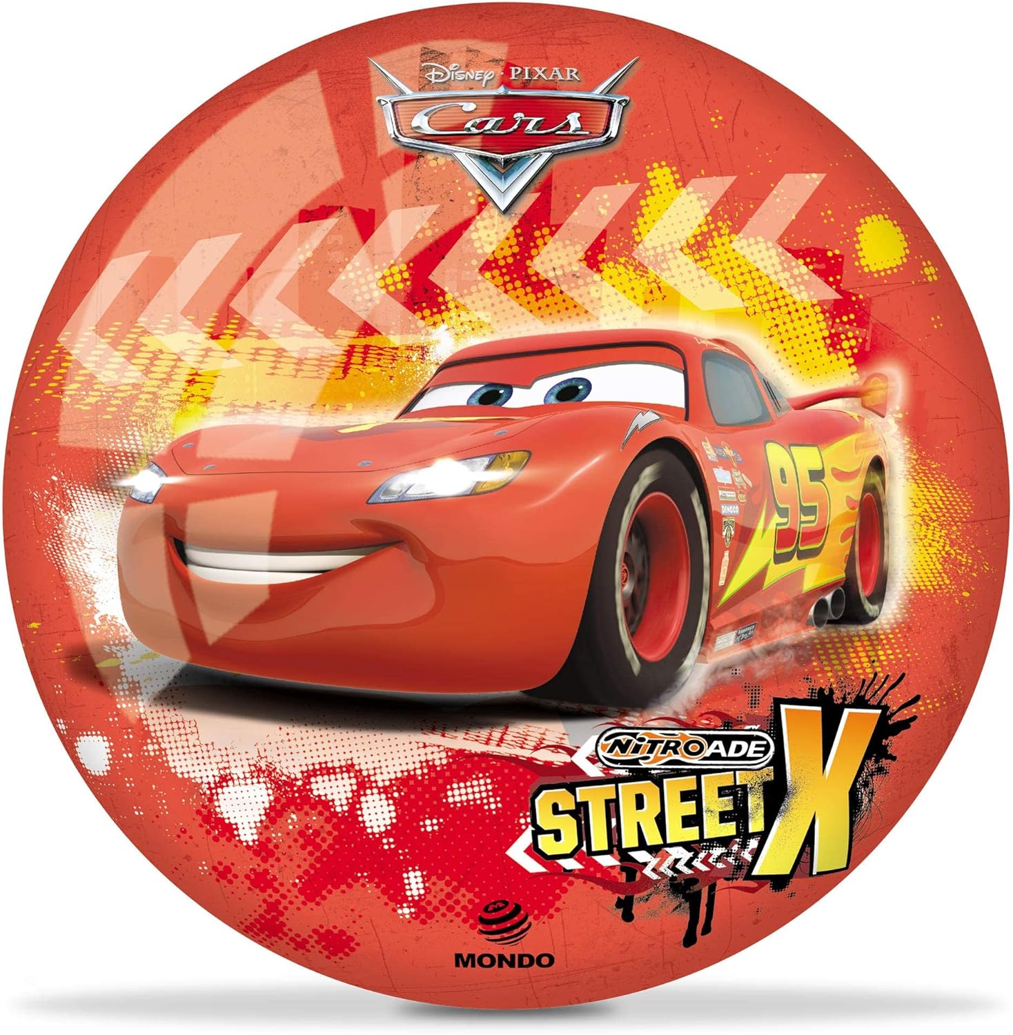Ballon Cars Mondo 23 cm pour jeu de plein air – Image 4