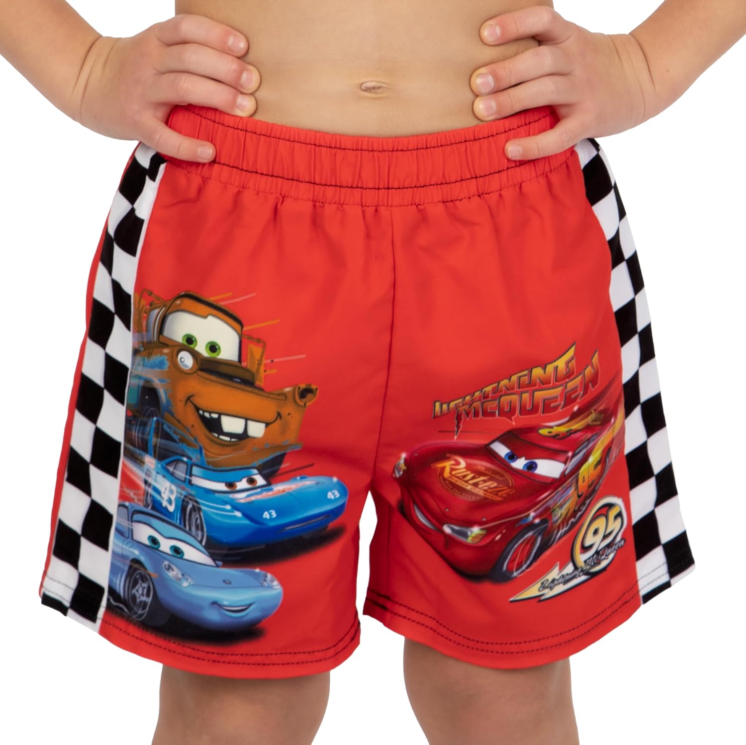 Short de bain garçon Cars Disney avec Lightning McQueen – Image 2