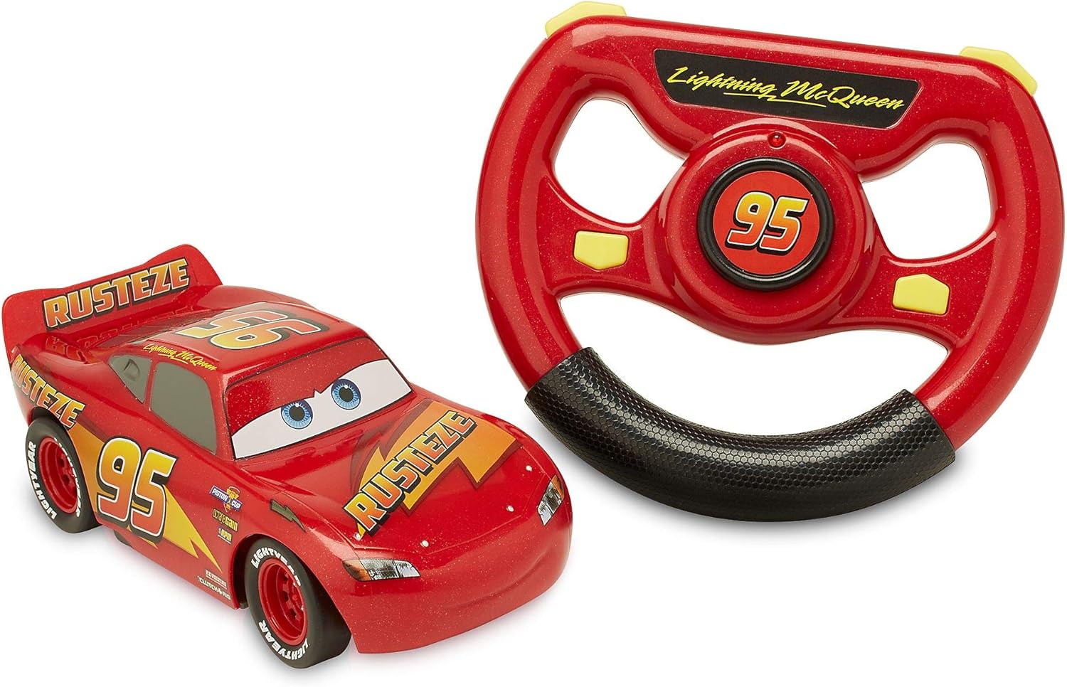 Flash McQueen Disney Pixar Cars, voiture télécommandée 15 cm 2,4 GHz