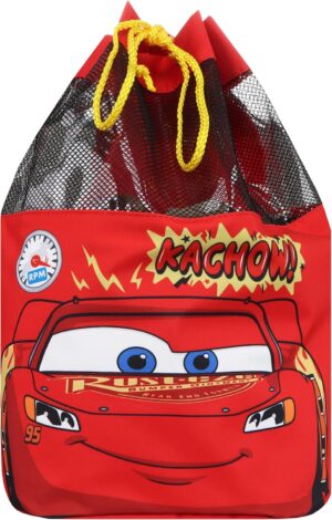 Sac de natation Disney Cars rouge Lightning McQueen