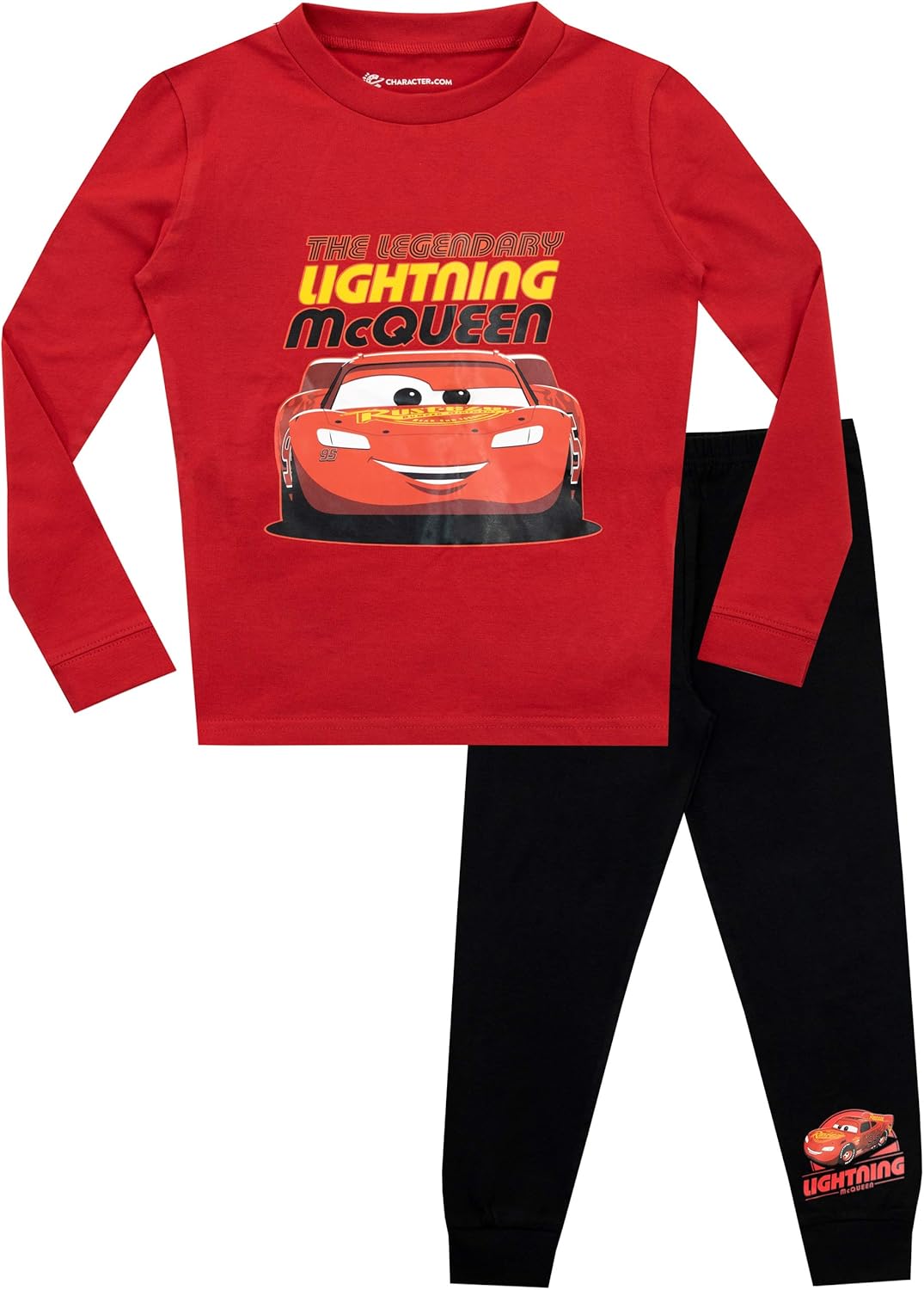 Ensemble pyjama Disney Cars Flash McQueen à coupe ajustée