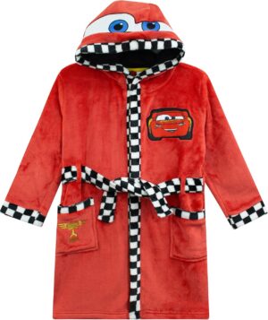 Peignoir à capuche Disney Cars Lightning McQueen pour enfant