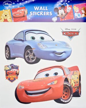 Autocollant mural Cars Disney multicolore 30 x 30 cm