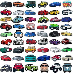 Breloques Cars en PVC pour chaussures, lot de 54