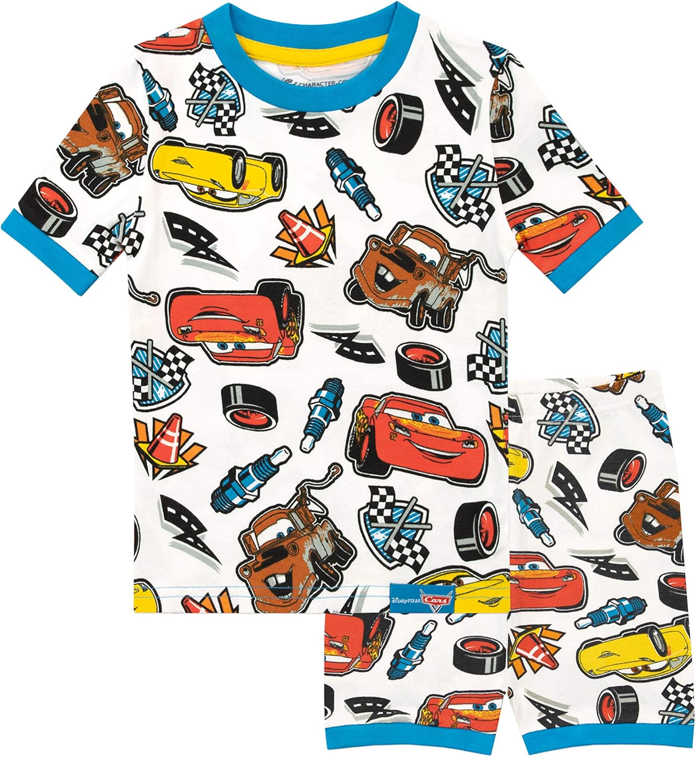 Pyjama garçon Disney Cars Flash McQueen, ensemble bien ajusté