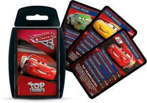 Jeu de cartes Top Trumps Disney Cars 3, 30 cartes