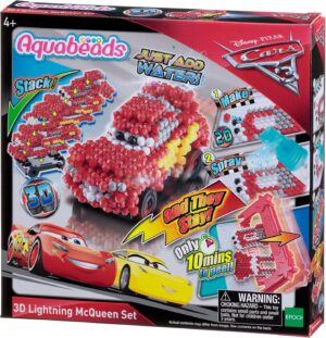 Set McQueen 3D Aquabeads Disney Cars 3 avec perles 30198