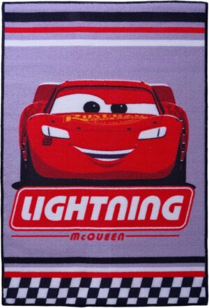 Tapis de jeu Disney Cars pour enfants, lavable en machine 80 x 120