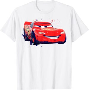 T-shirt Disney Pixar Cars Lightning McQueen Drifting Paint 16PXCR009