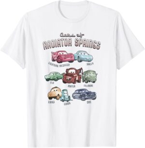 T-shirt Disney Pixar Cars Radiator Springs, Lightning McQueen