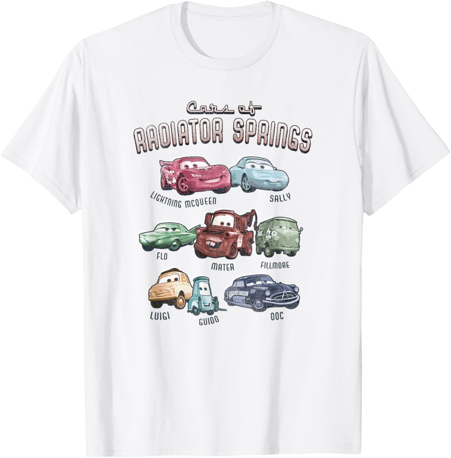 T-shirt Disney Pixar Cars Radiator Springs, Lightning McQueen