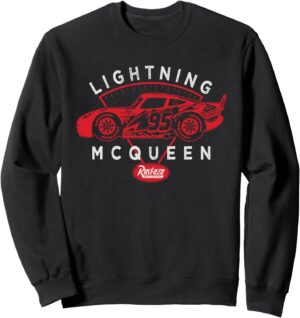 Sweatshirt Cars Disney Pixar Lightning McQueen logo Rust-Eze