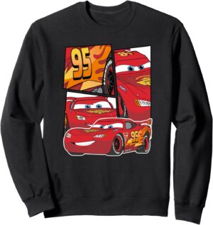 Sweatshirt Grid Cars Pixar avec Lightning McQueen