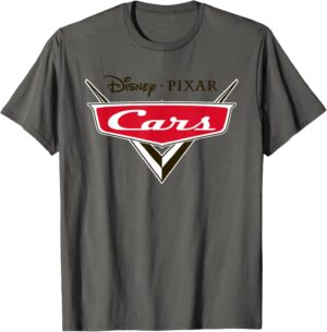 T-shirt logo Disney Pixar Cars, coupe Femme ou Homme