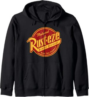 Sweat à capuche Disney Pixar Cars Lightning McQueen logo Rust-eze
