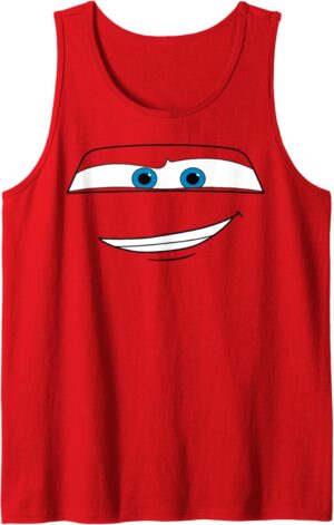 Débardeur Big Face Disney Pixar Cars Lightning McQueen