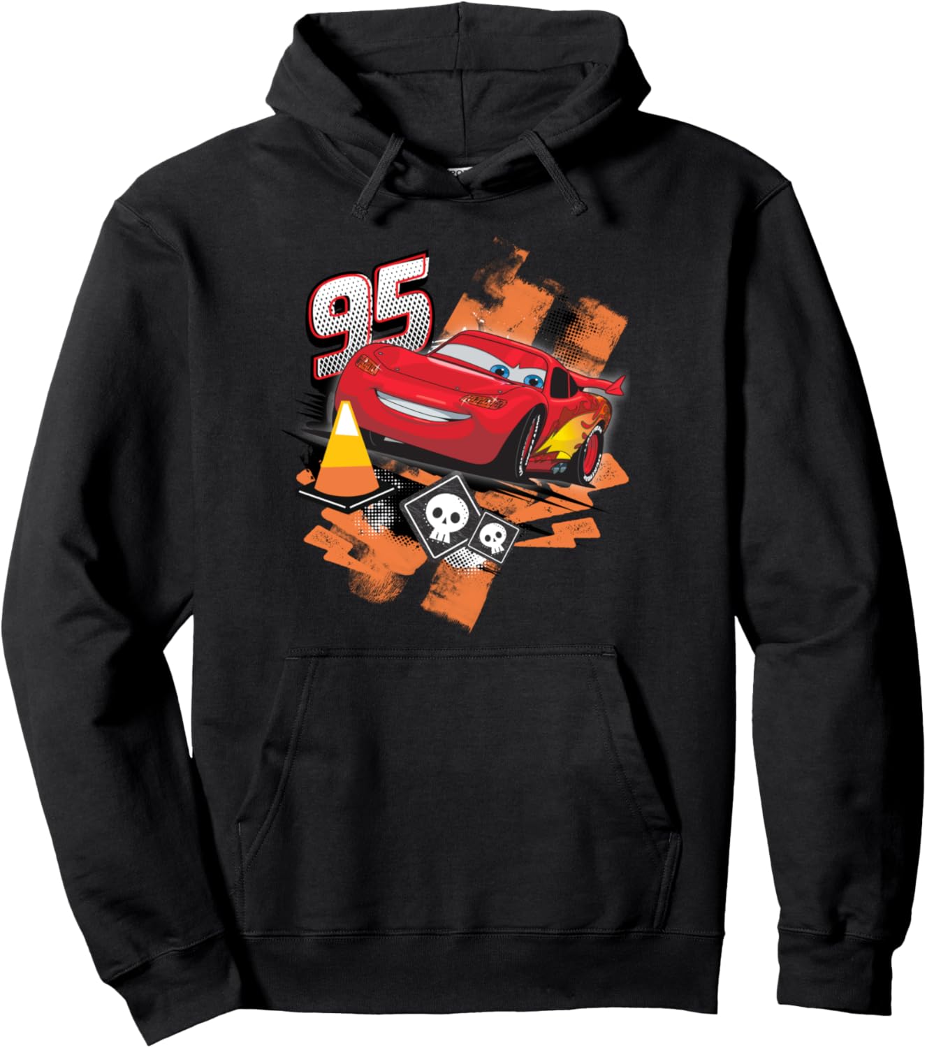 Sweat à capuche Disney Pixar Cars McQueen Halloween coupe classique