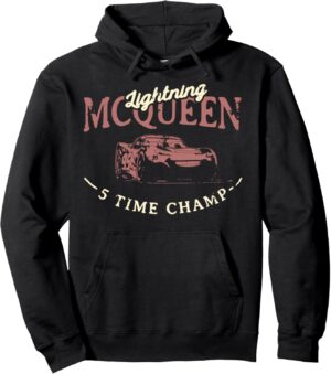 Sweat à capuche Disney Pixar Cars 2 Lightning McQueen 5 fois champion