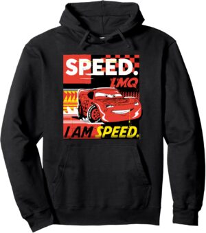 Sweat à capuche Disney Pixar Cars Lightning McQueen I Am Speed 241 g