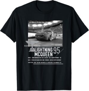 T-shirt Racing Series Cars avec Lightning McQueen