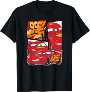 T-shirt Grid Lightning McQueen Pixar Cars
