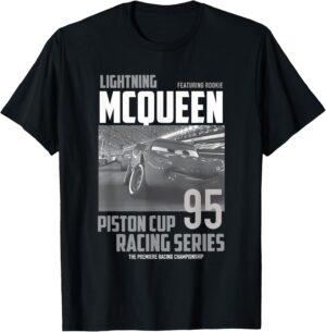 T-shirt Cars Lightning McQueen Racing Series Piston Cup