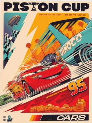 Affiche Piston Cup Cars 20x30cm