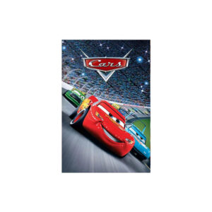 Affiche Cars avec McQueen, King et Chick