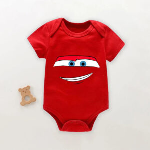 Body bébé Cars avec regard de Flash McQueen