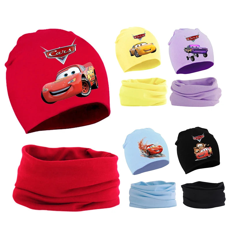 Ensemble bonnet et écharpe enfant Cars Flash McQueen – Image 2