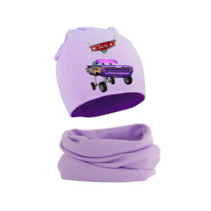Ensemble bonnet et écharpe enfant Cars avec Ramone