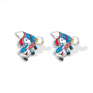 Boucles d'oreilles Cars Toon Martin Super Cascadeur en Fusée