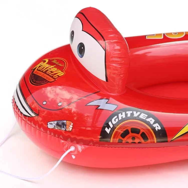 Bouée bateau gonflable enfant Cars avec Flash McQueen – Image 2