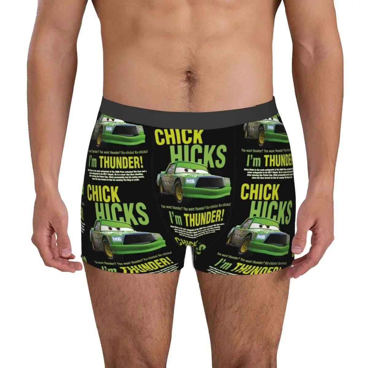 Boxer Chick Hicks Cars avec tailles S à XXL – Image 4