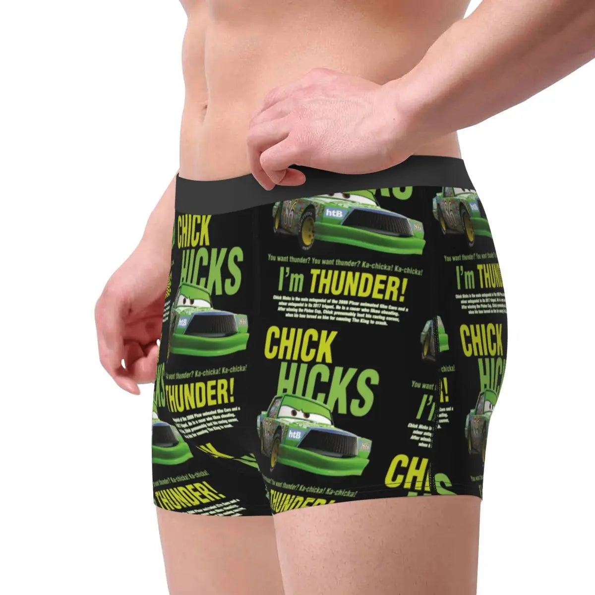 Boxer Chick Hicks Cars avec tailles S à XXL – Image 3