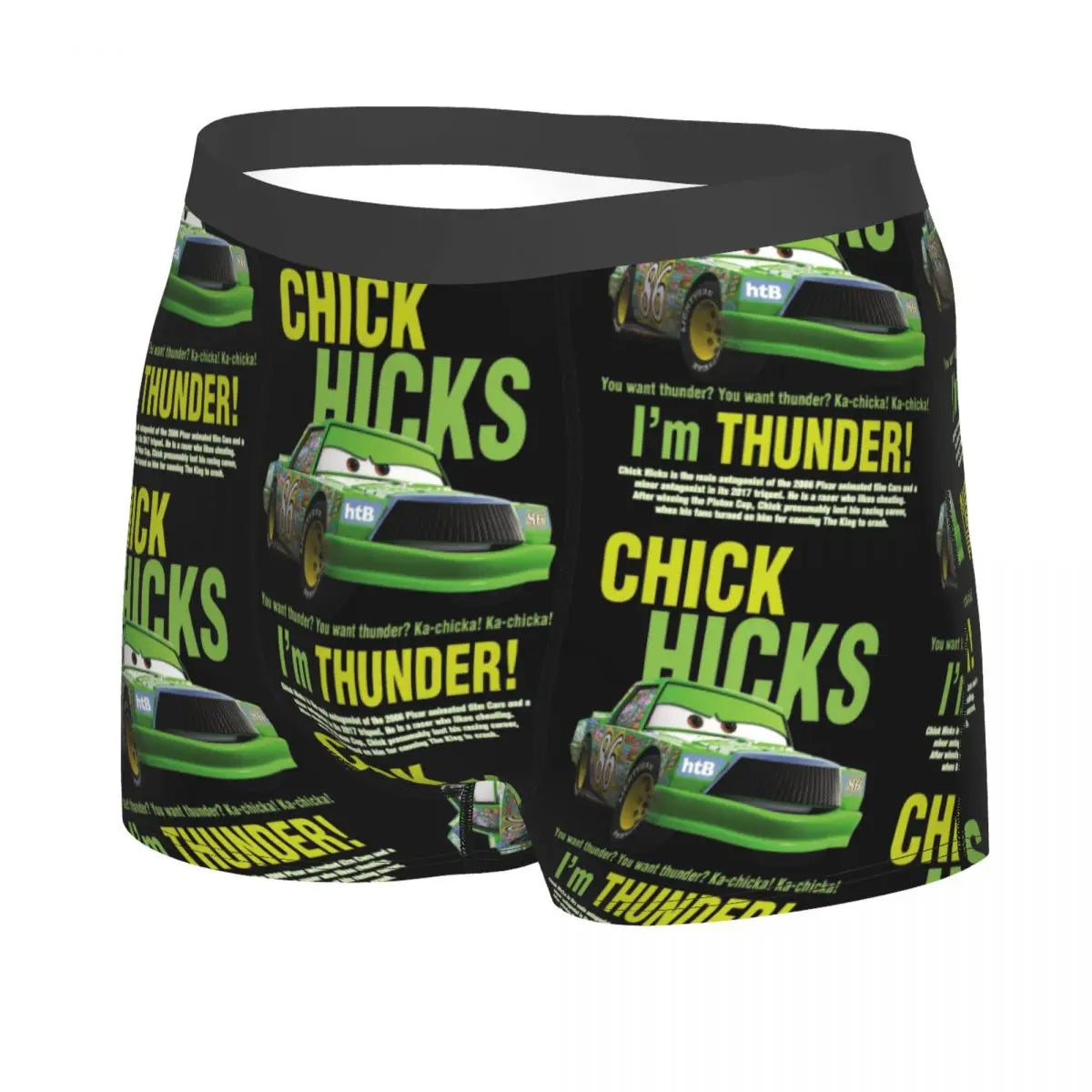 Boxer Chick Hicks Cars avec tailles S à XXL – Image 2