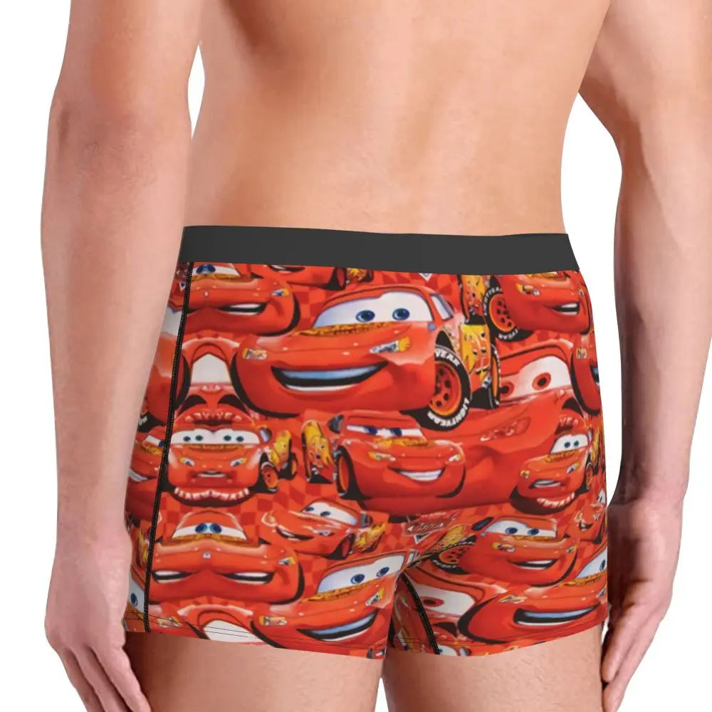 Boxer rouge Cars avec Flash McQueen – Image 5